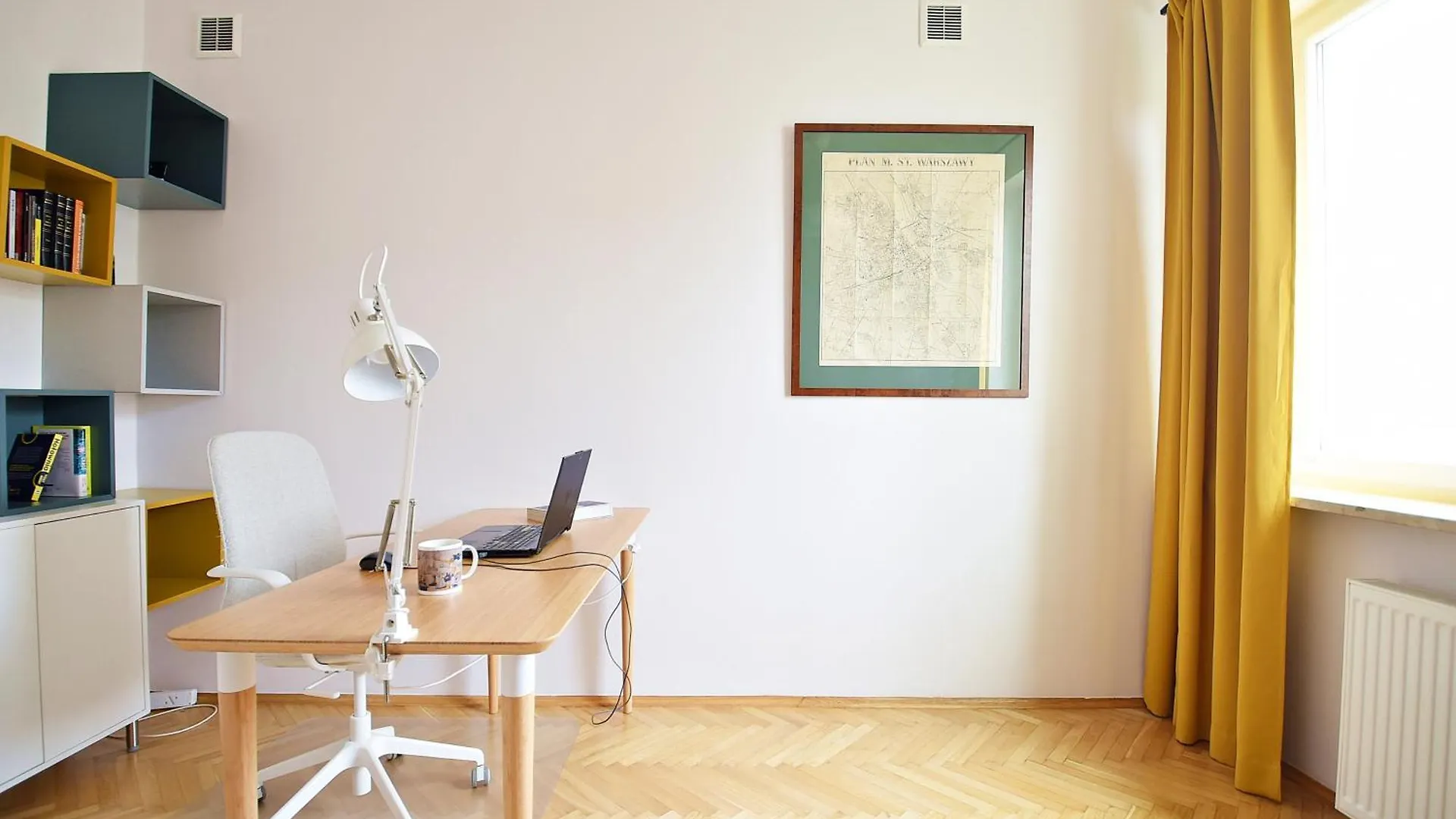 Warsaw City View Apartment - 63M2, Top Location, Workspace - By Rentujemy Poland